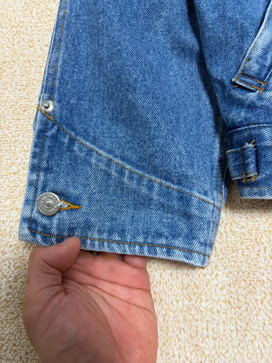 105-110) 폴로 랄프로렌 덩가리 데님 자켓 Made in USA 상품이미지6