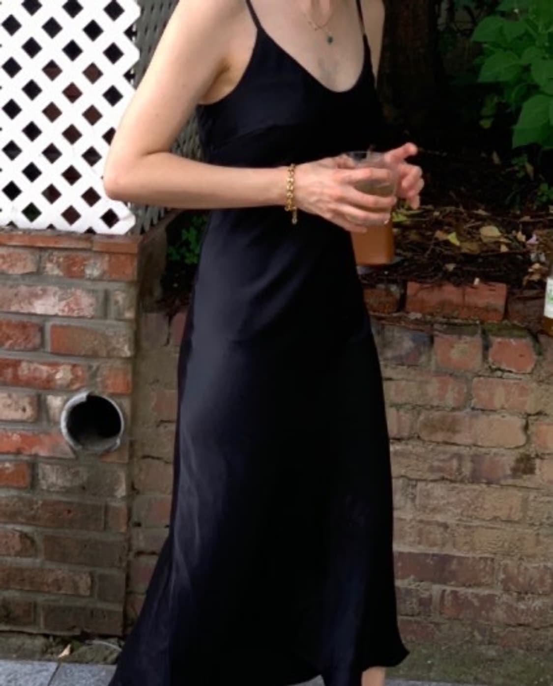 새상품) 모네 mone dear silk dress 리본빛 실크 원피스 상품이미지7