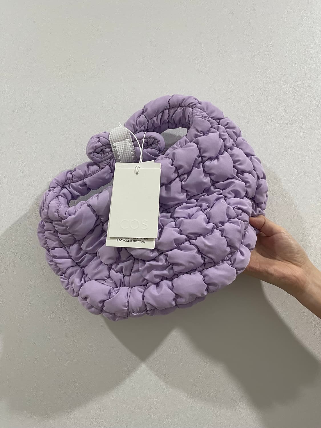 [새상품] COS 미니 구름백 연보라 상품이미지1