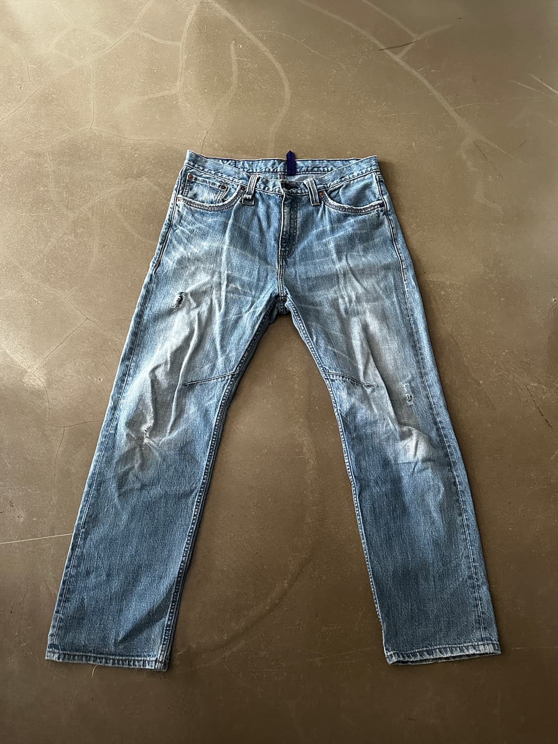 Levis 709 유틸리티 디테일 퍼플라이닝 데님 팬츠 상품이미지4