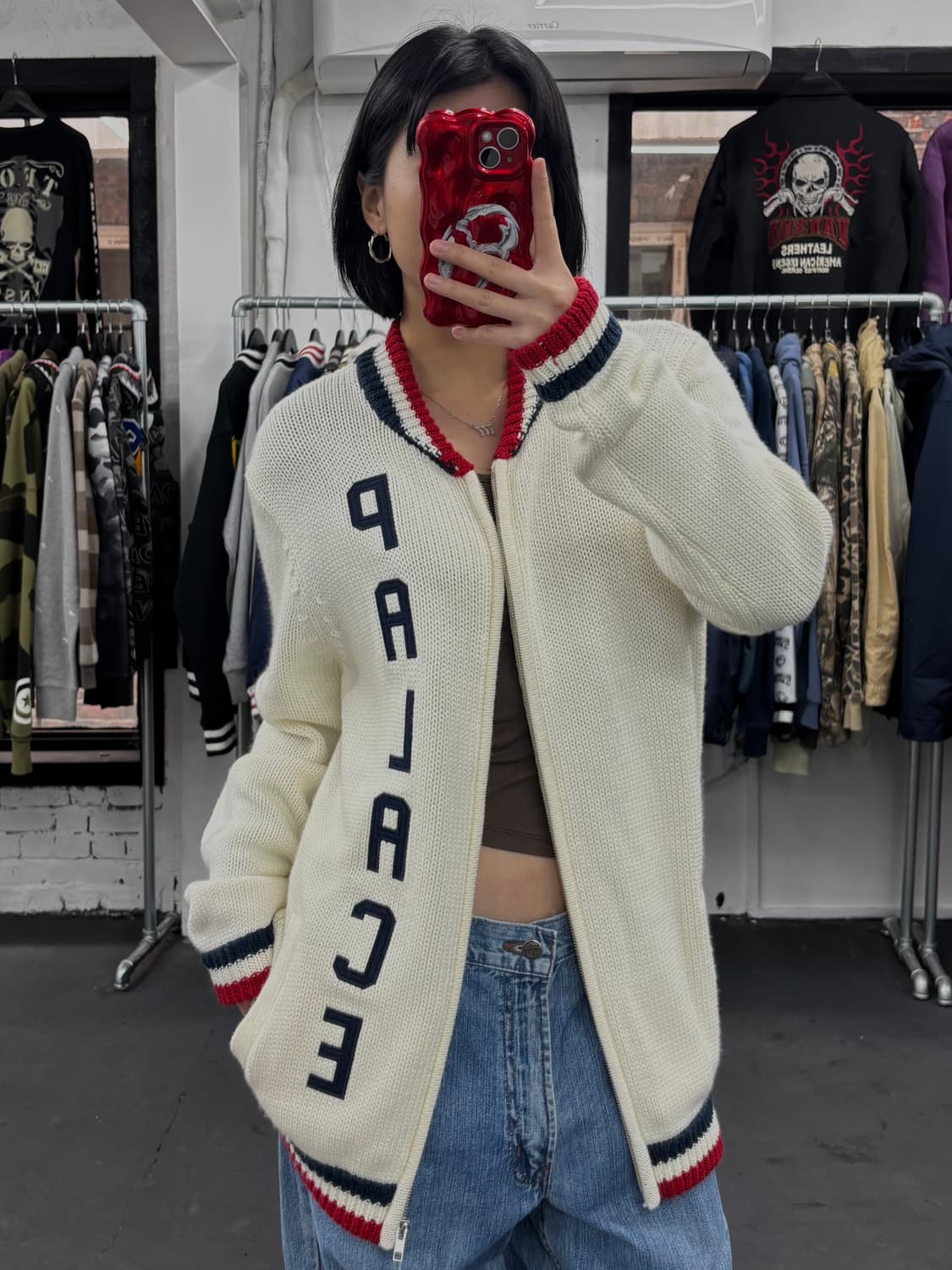 팔라스 버트 니트 집업 상품이미지2