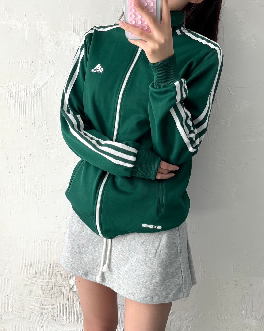 Adidas 아디다스 오리지널 로고 그린컬러 트랙탑 상품이미지7
