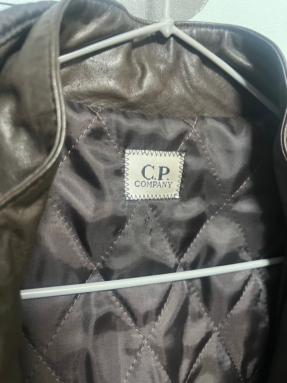 CP컴퍼니 브라운 고글가죽  자켓 상품이미지4