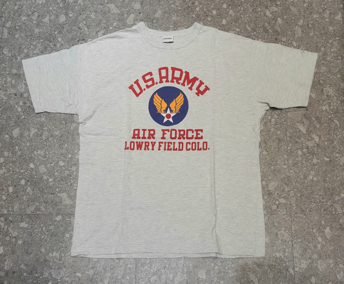 💥아웃스탠딩 에어포스 에쉬그레이 반팔 (L)   상품이미지1