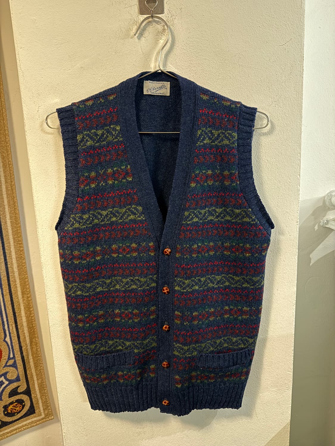 🇬🇧 Scotland made C.C. Forsyth 울 베스트 상품이미지1