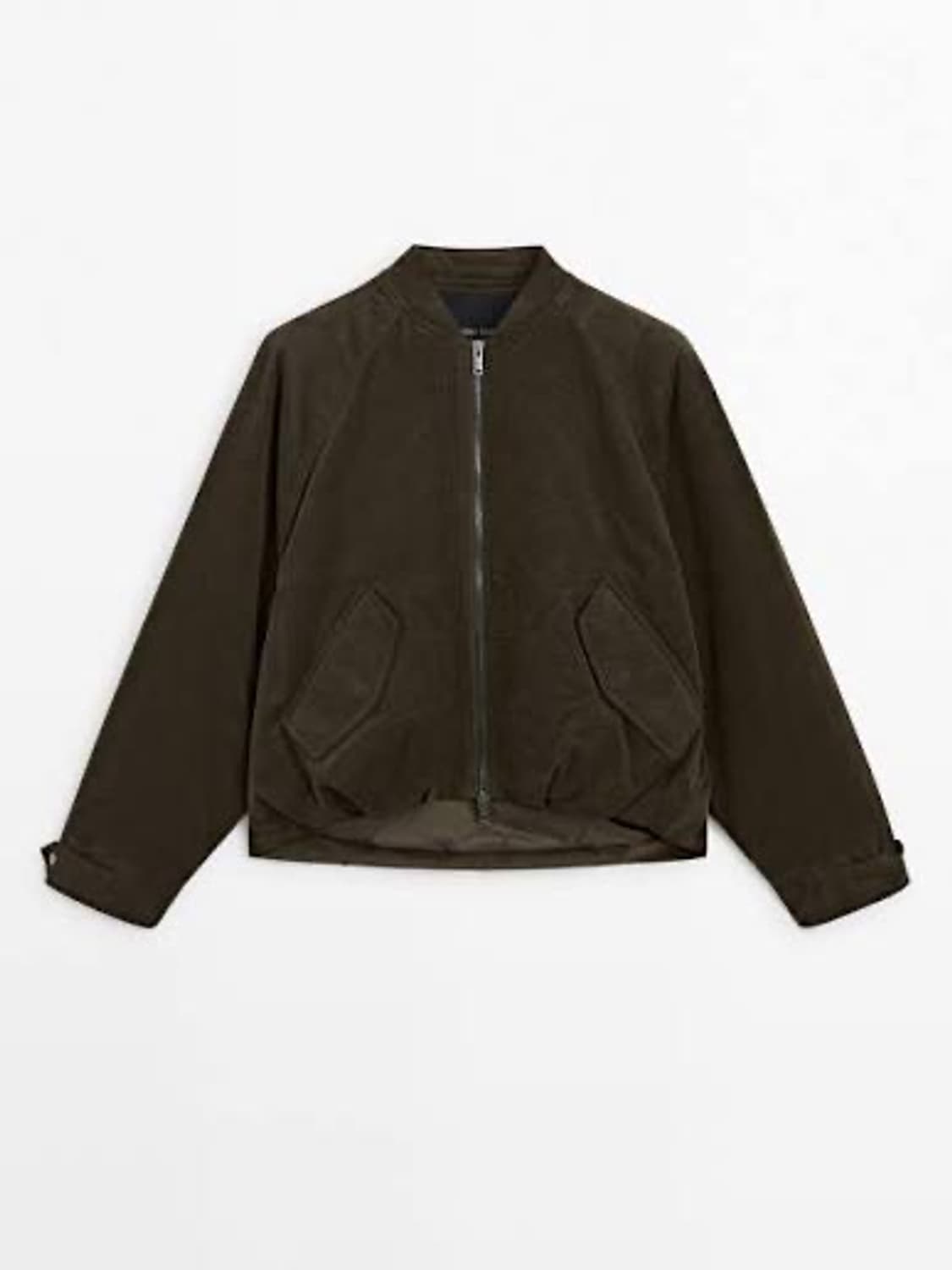 새상품) massimo dutti 코듀로이 퀼팅 봄버자켓 S 상품이미지4