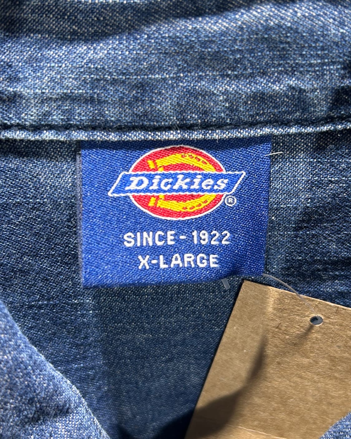 XL 디키즈 빈티지 워싱 데님 웨스턴 셔츠  상품이미지5