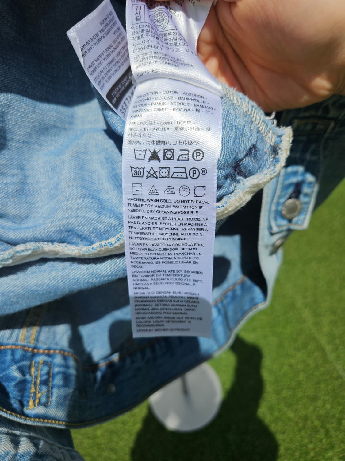 리바이스 데님 자켓 상품이미지7