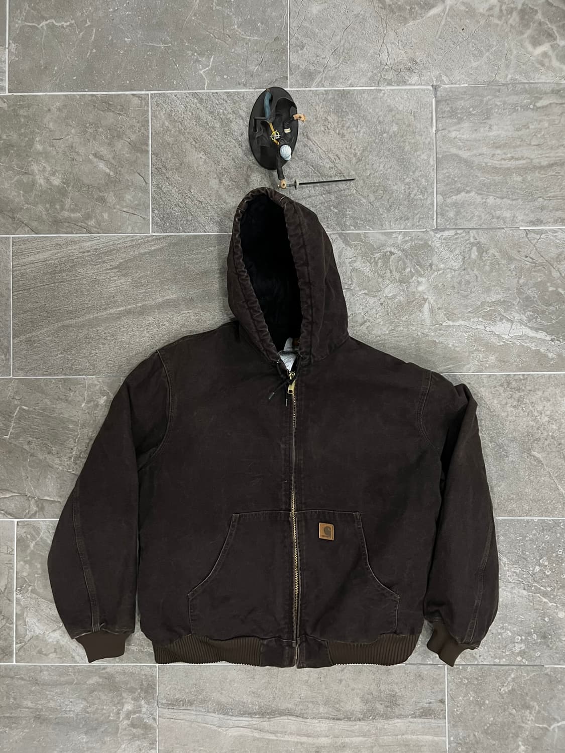 (XL) 칼하트 덕 액티브 후드자켓 J130 DKB 다크브라운 상품이미지1