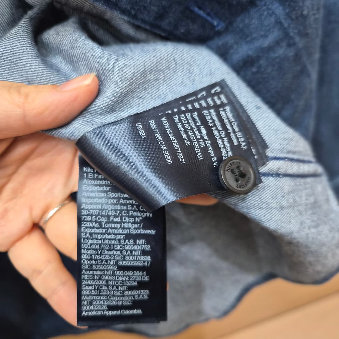 타미힐피거 인디고 데님셔츠 상품이미지6