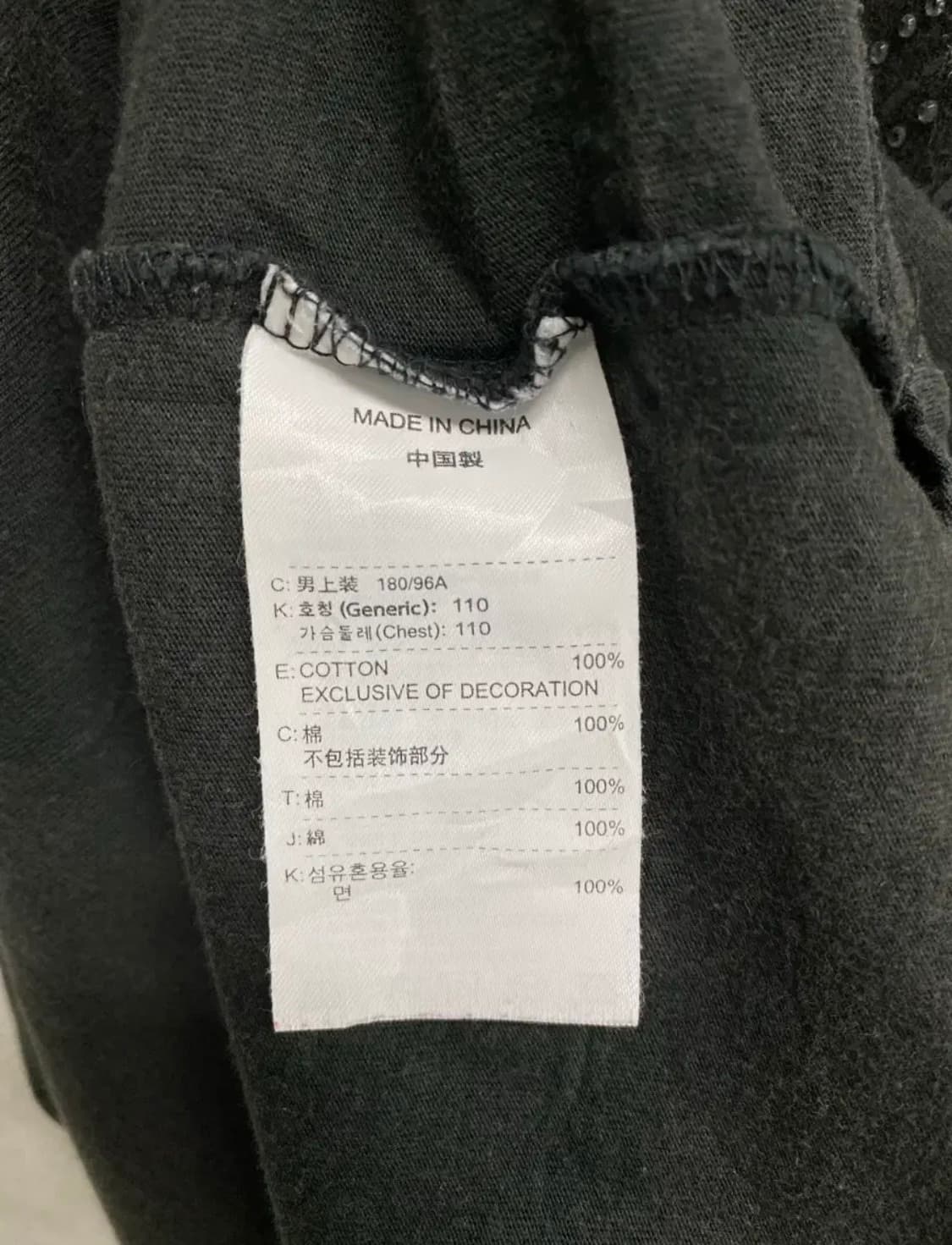 나이키 조던 큐빅 포인트 워싱 그레이 라운드T   XL 상품이미지6