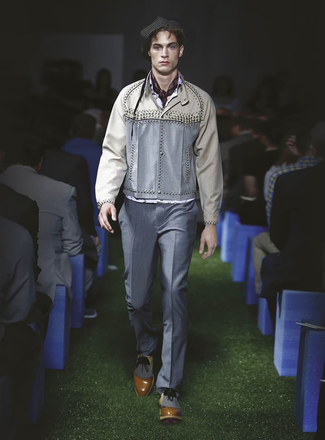 [48] prada 12ss collection studs blouson 상품이미지4
