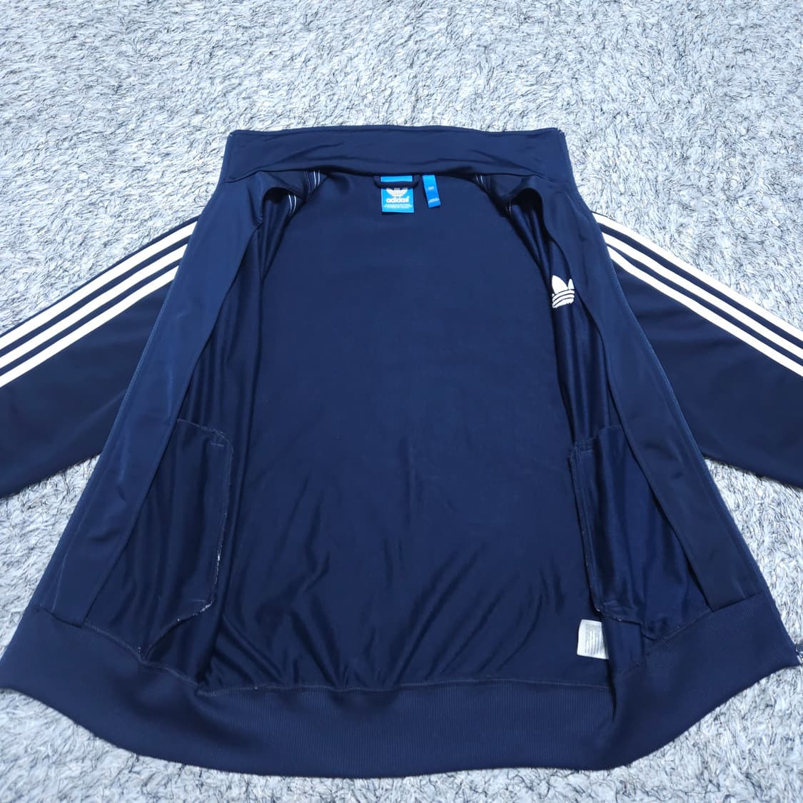 아디다스)100 남자 파이어버드 트랙탑 네이비 / 왕눈이샵 상품이미지8