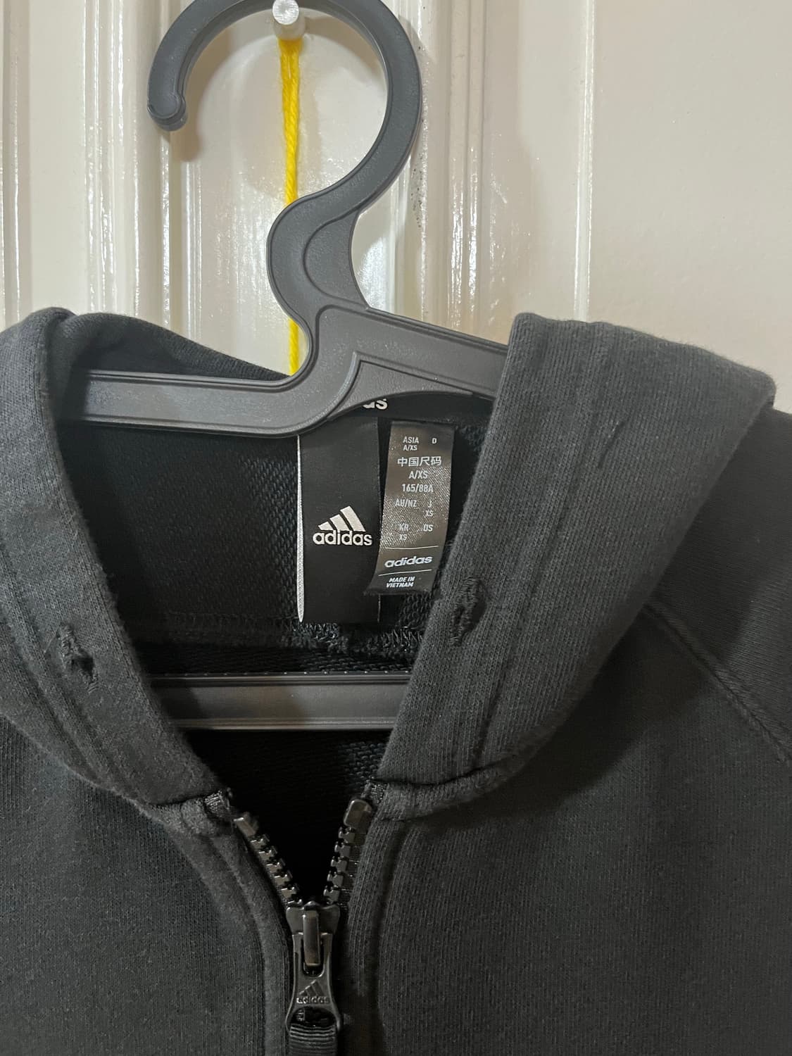 아디다스 후드집업 블랙 상품이미지4