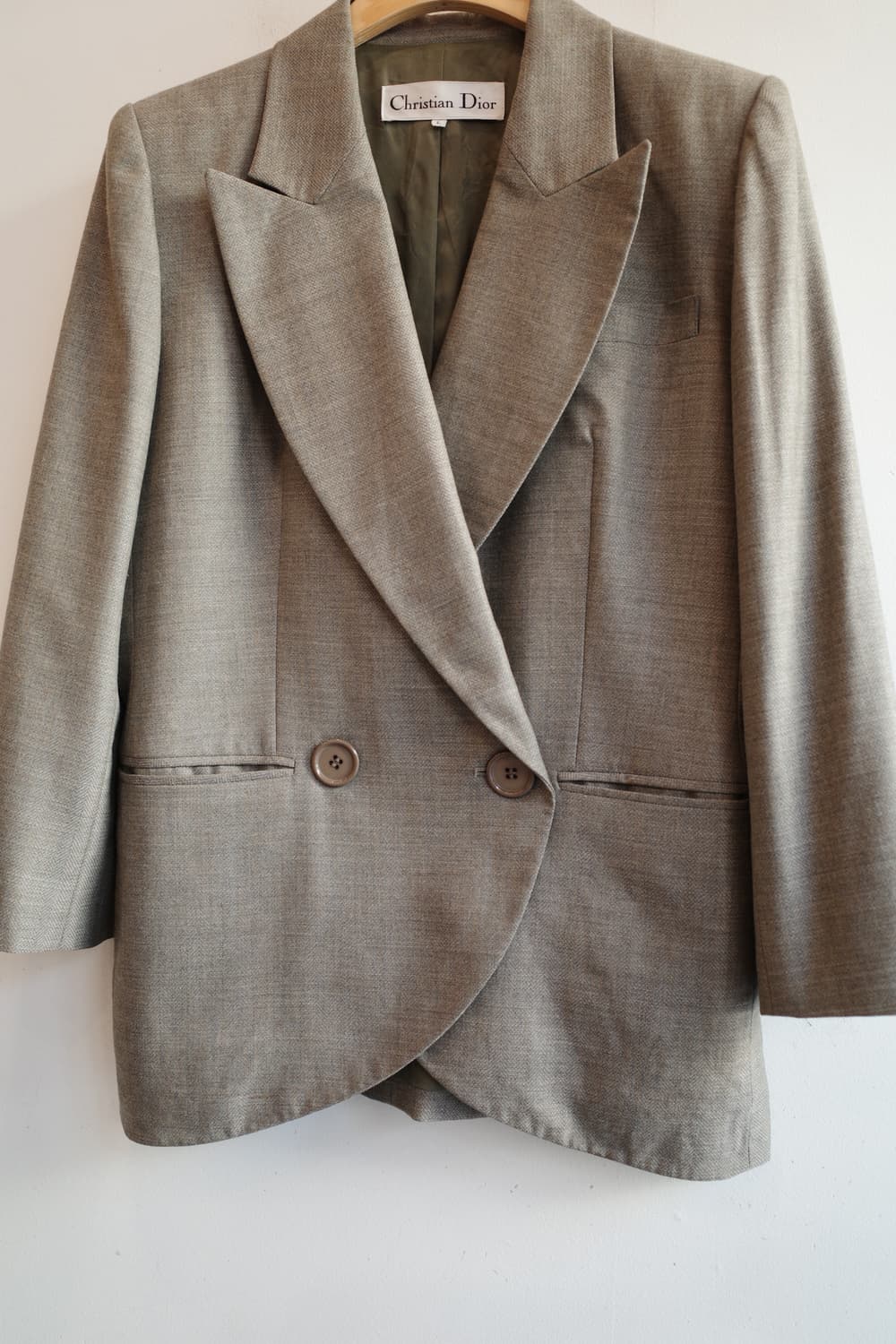 90s Christian Dior 디올 올드모델 울 자켓 상품이미지3