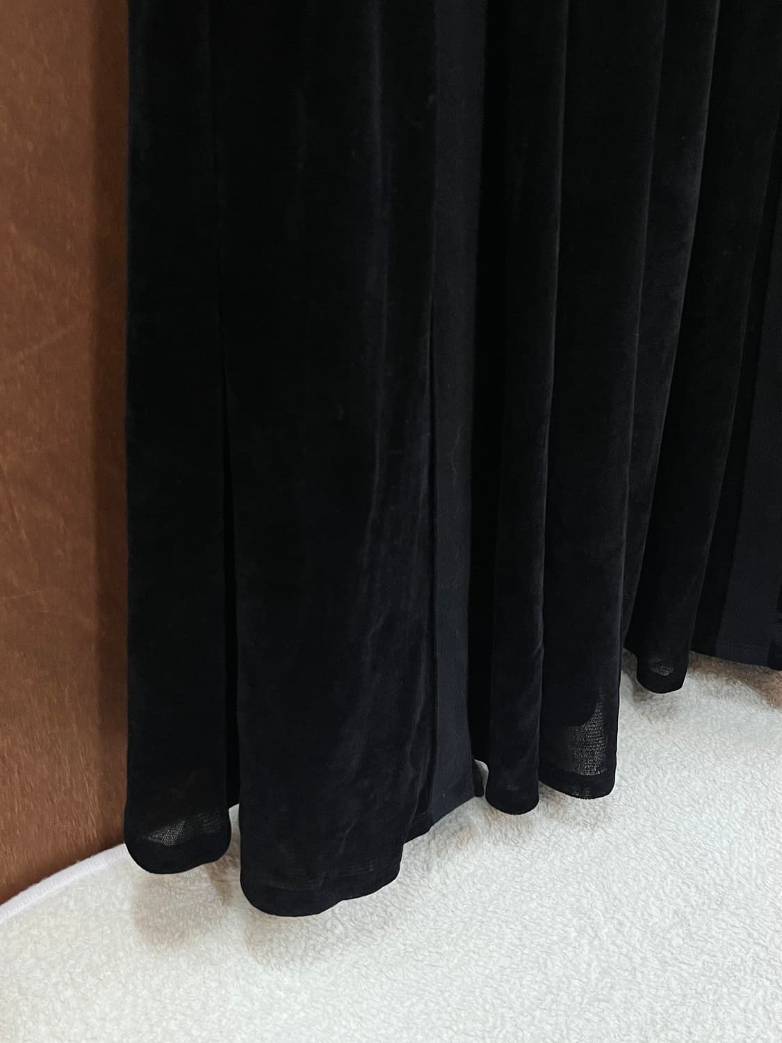 HIROKO BIS 히로코비스 벨벳 플레어 스커트 상품이미지3