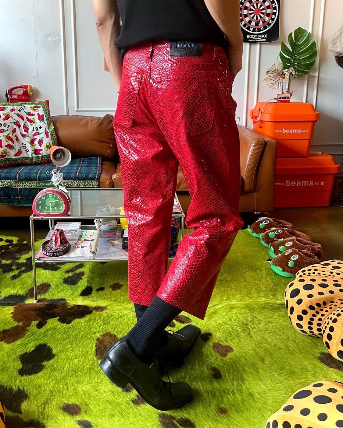 1980-90s Old KENZO Jeans Python Pants 상품이미지2