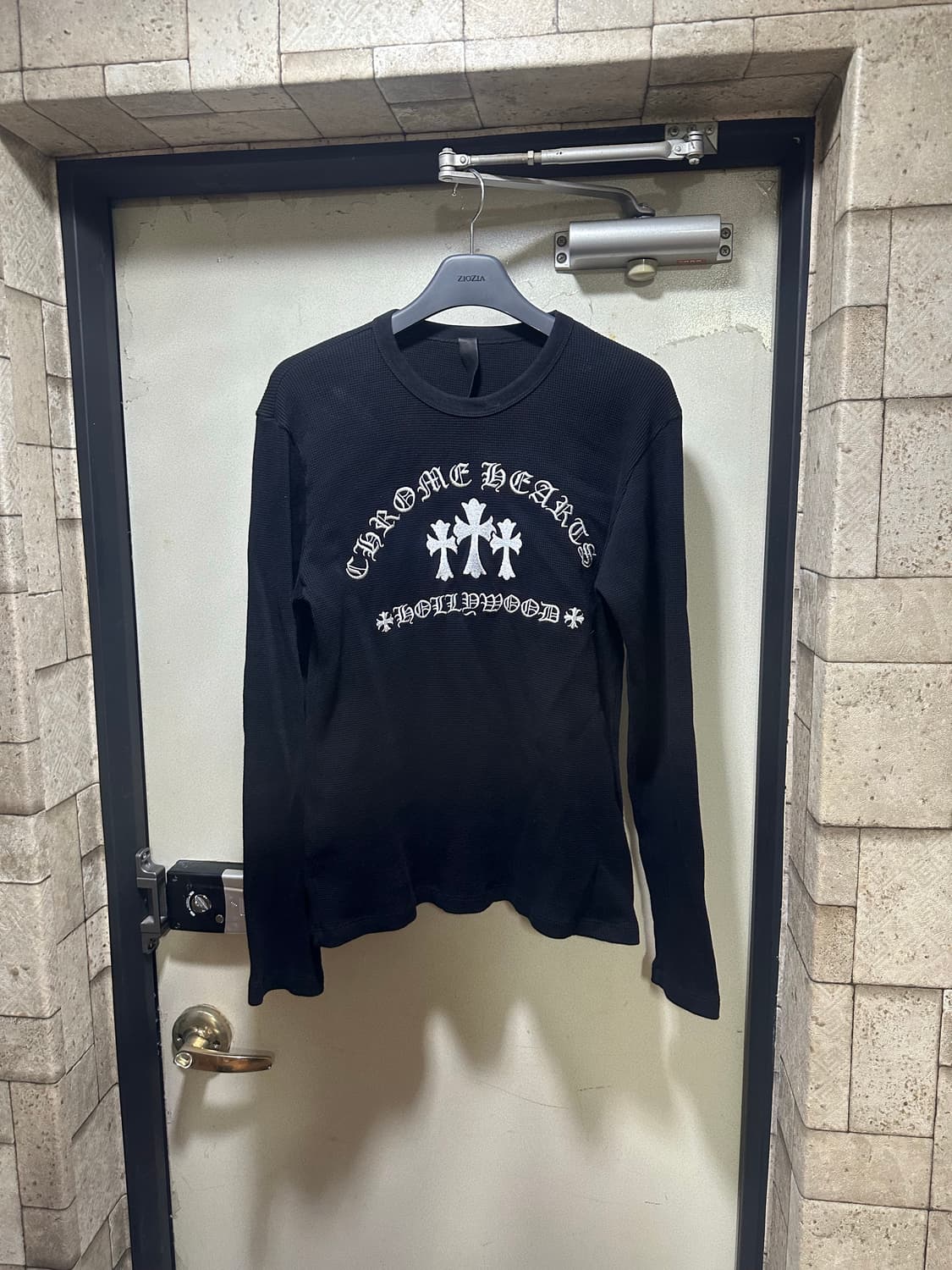 크롬하츠 세메터리 트리플 크로스 와플 니트 상품이미지1