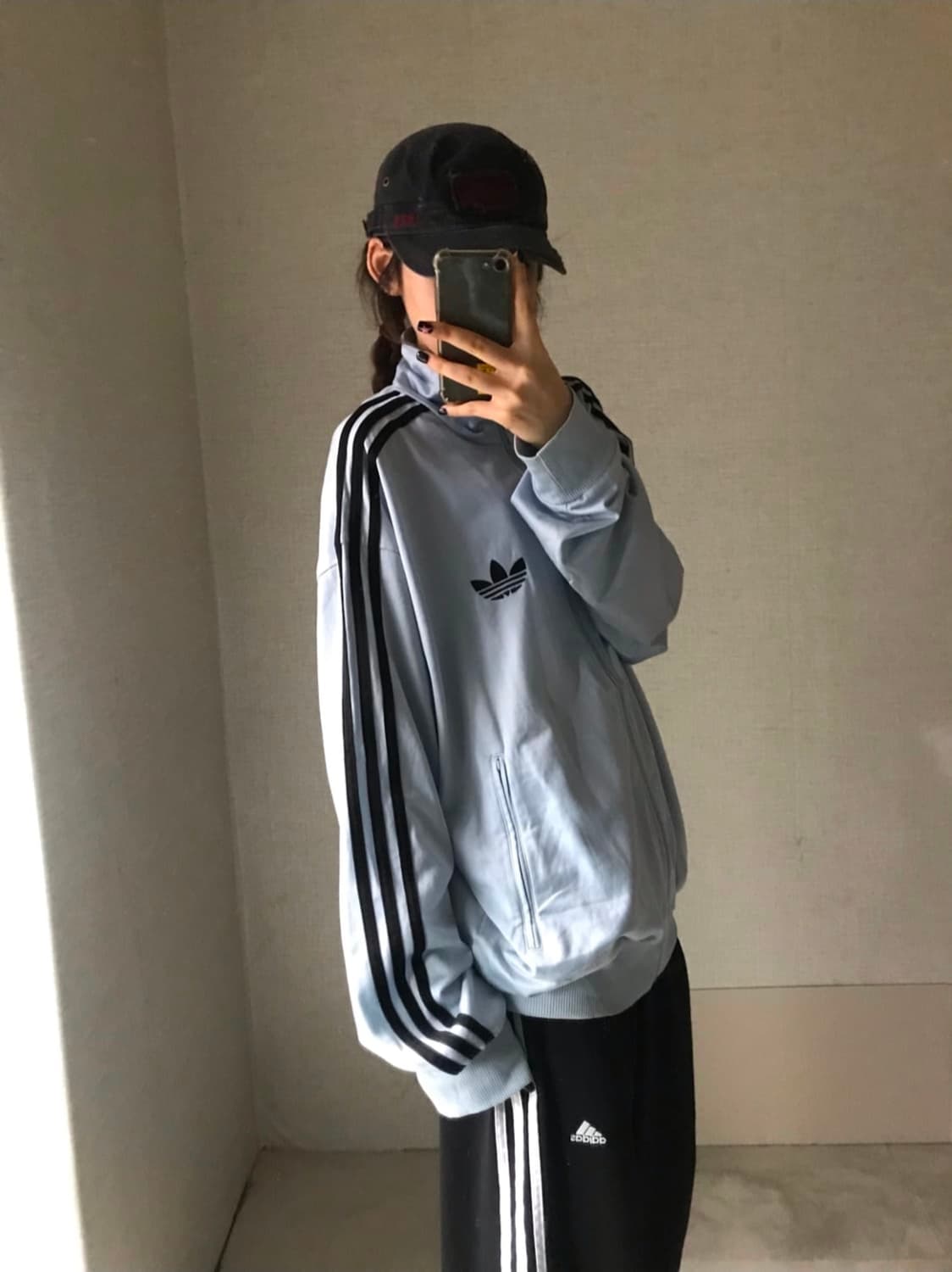 (판매) 아디다스 구파 져지 뮤트 하늘 스카이블루 구파이어버드 트랙탑 상품이미지3