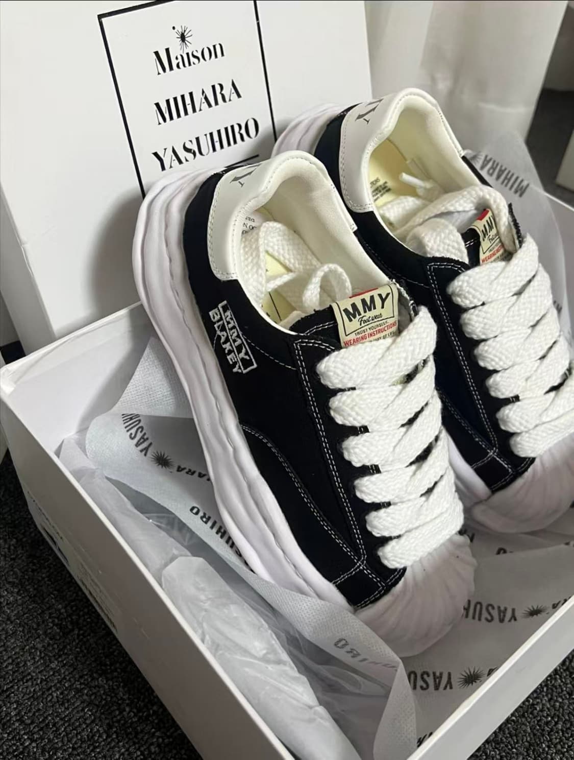 종 미하라 야스히로 블레이키 OG 솔 캔버스 로우탑 265mm 상품이미지5