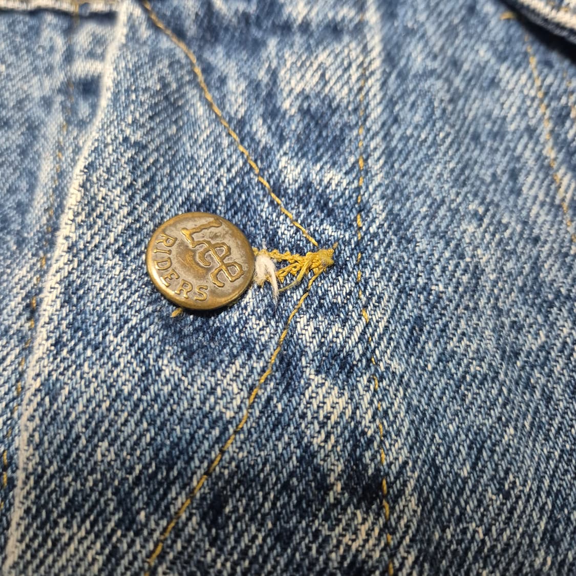 90s Lee Riders 데님 자켓 made in USA (XL) 상품이미지4