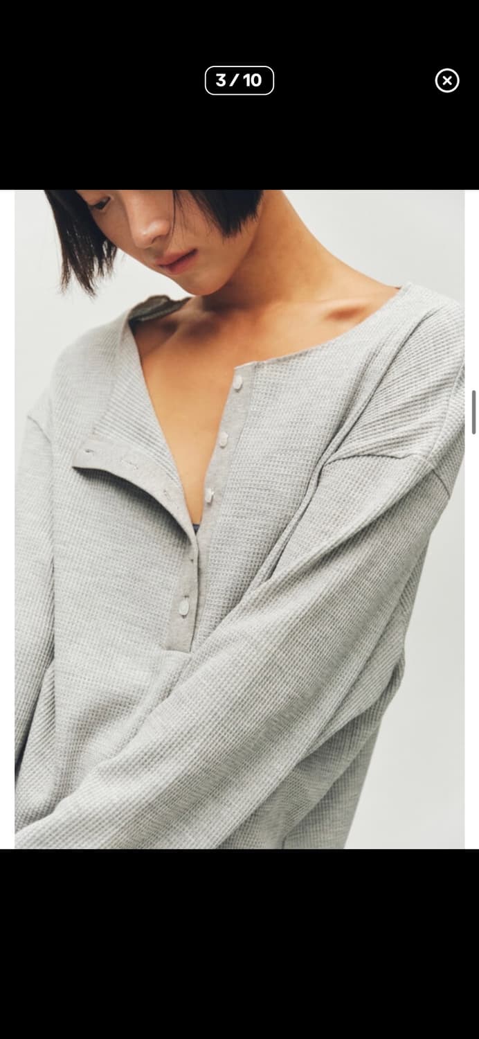 플리즈프로젝트 헨리넥 티셔츠 상품이미지3