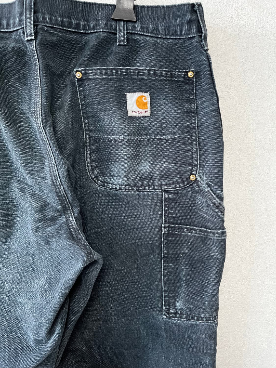 Carhartt B01 BLK 칼하트 빈티지 더블니 팬츠 상품이미지7