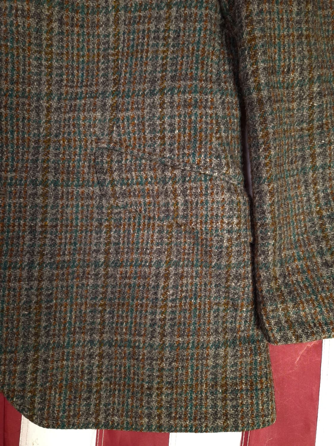 90's 일본판 해리스트위드 3버튼 블레이져 상품이미지7