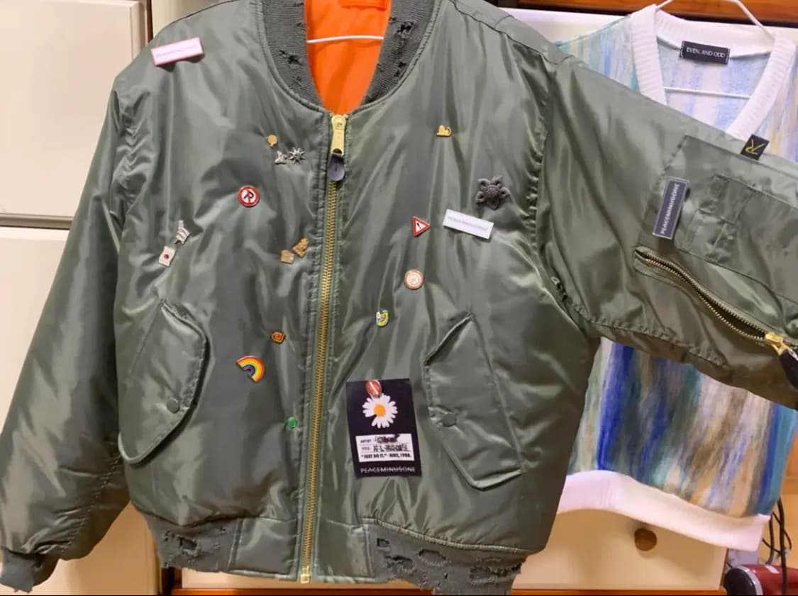 로스코 항공점퍼 팝니다 (지디 커스텀 버젼) 상품이미지1