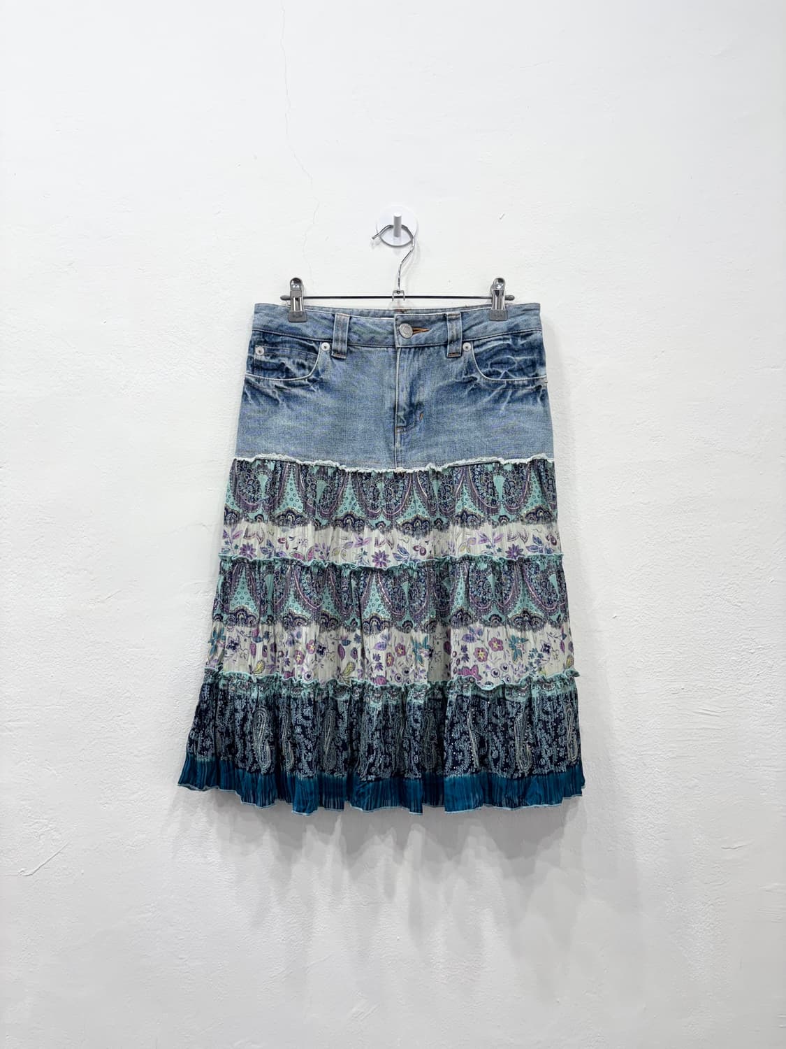 빈티지 패턴 스커트 상품이미지1