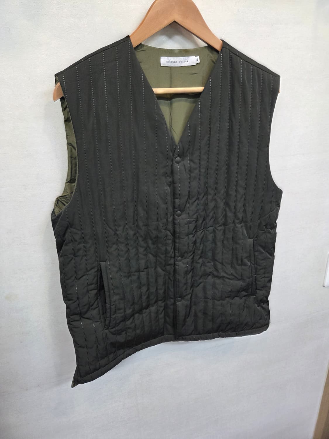 커스텀어클락 경량 패딩조끼 xl 상품이미지5