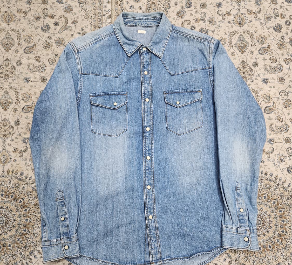 GU 웨스턴 데님 셔츠 L 상품이미지1