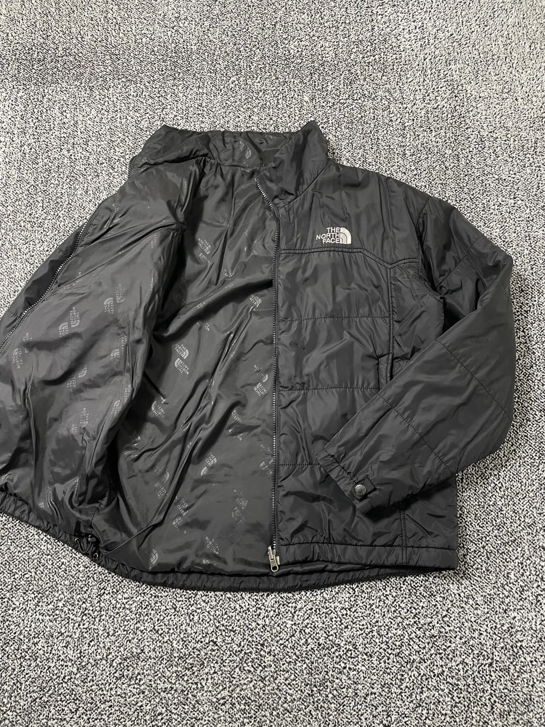 빈티지9. 노스페이스 경량 패딩 스퀘어 패턴 점퍼 상품이미지2