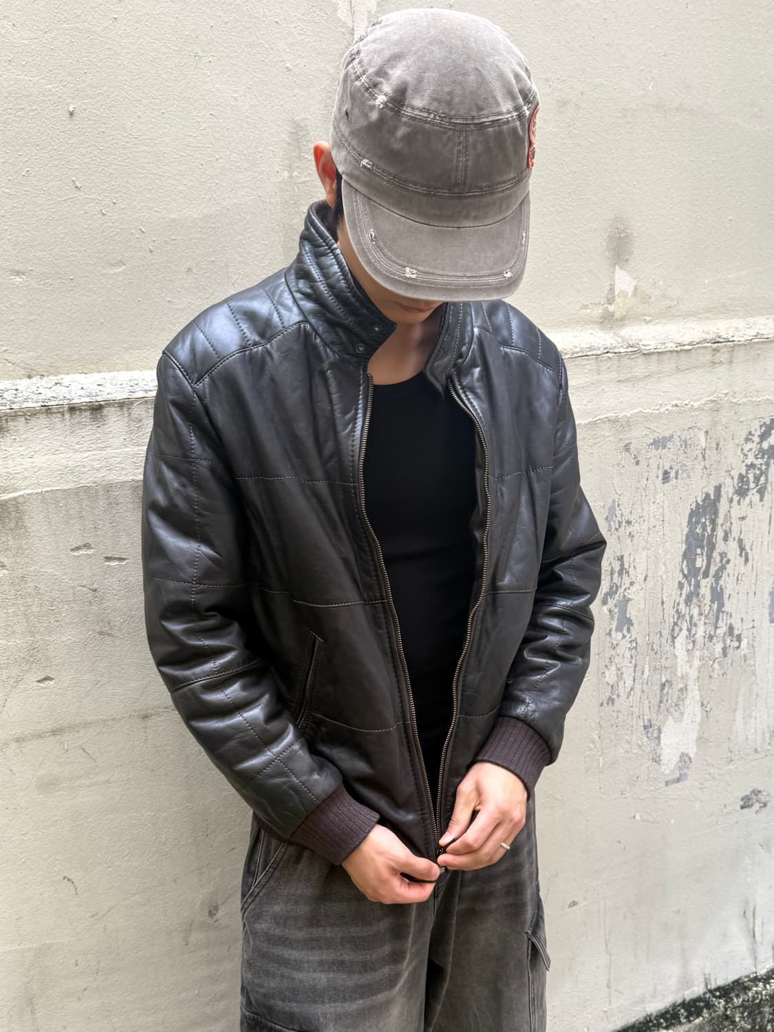 Gimo‘s x Kinloch Anderson 가죽자켓 상품이미지1