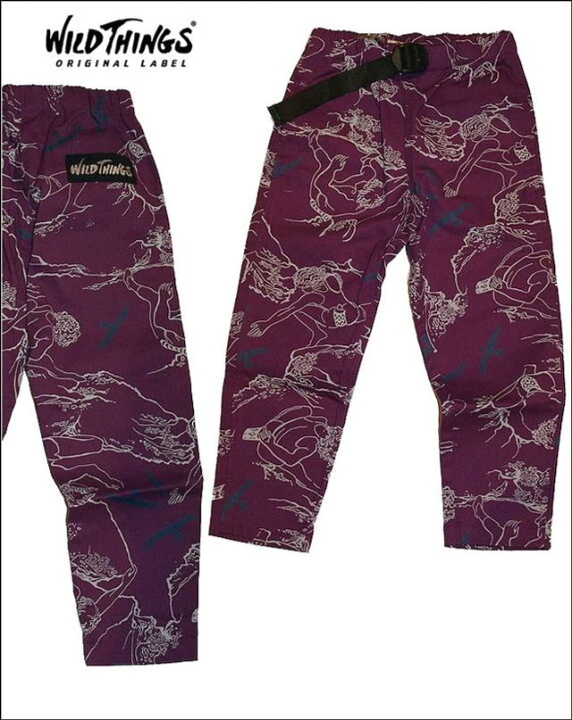 WILDTHINGS 와일드띵스 클라이머패턴 남녀공용 팬츠 s 상품이미지1