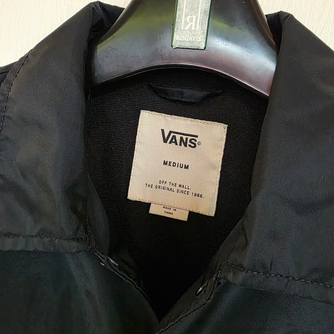 반스 블랙 코치 자켓 (M) 상품이미지3