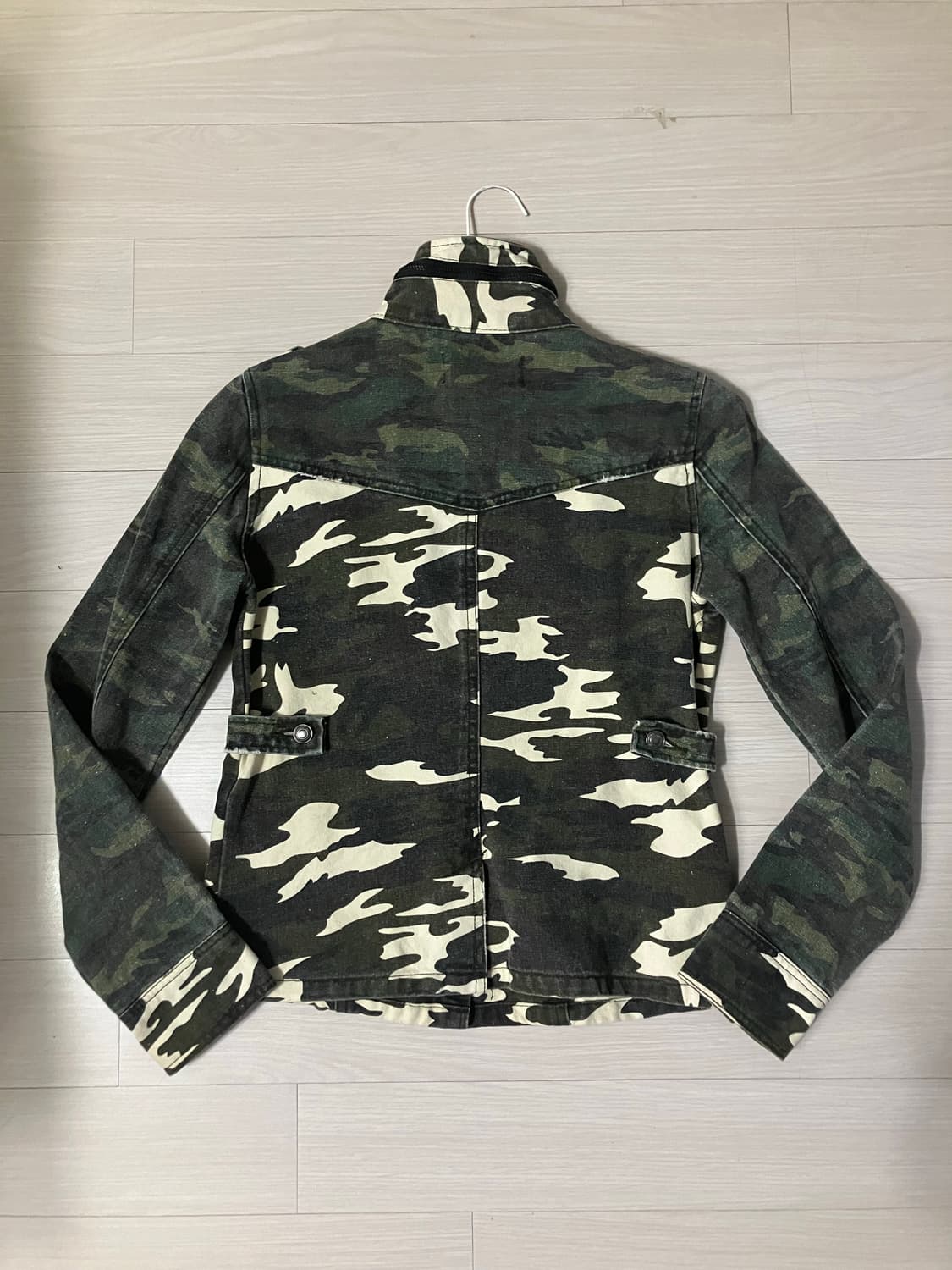 vtg military denim jacket 상품이미지4