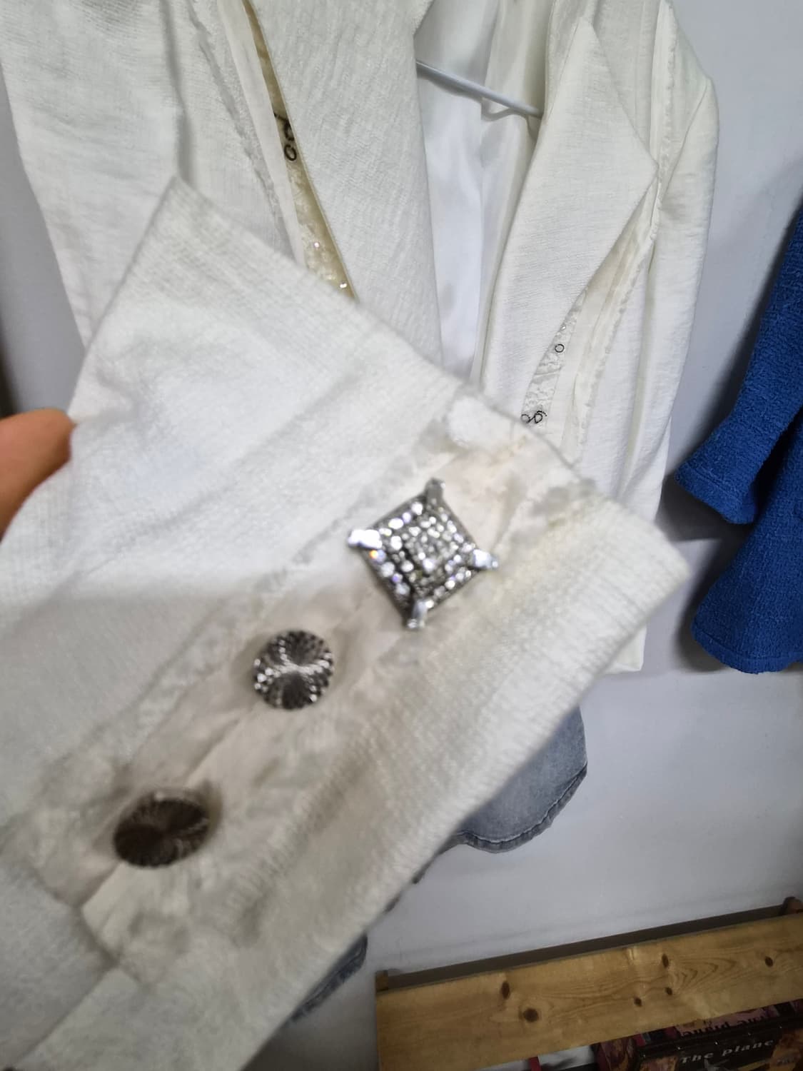 미샤 보석단추 자켓 상품이미지3