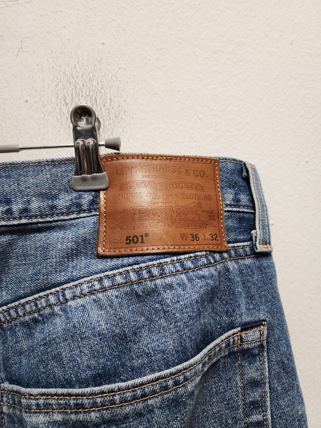 (빅사이즈) 리바이스 프리미엄 501 데님 팬츠 상품이미지6