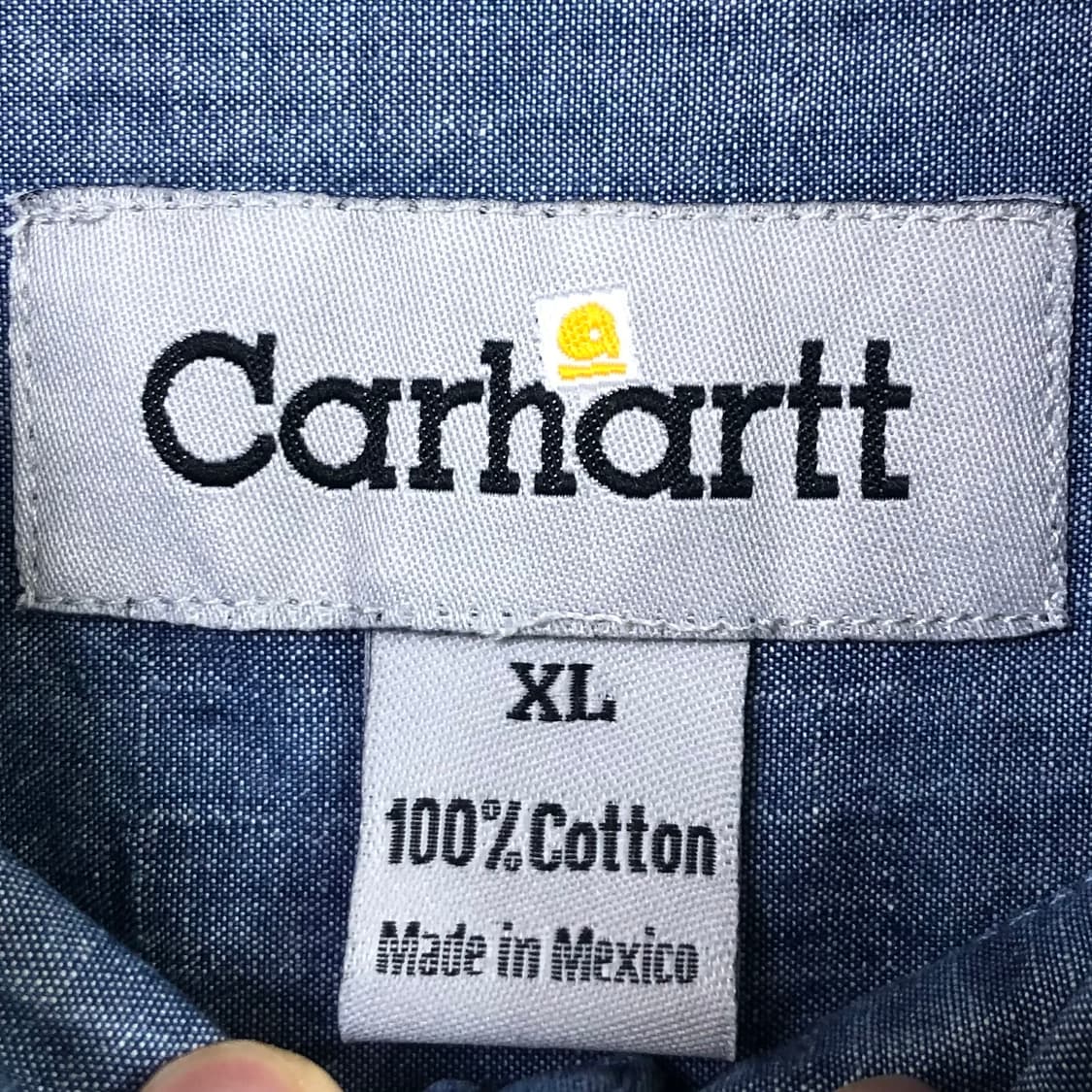 XL 칼하트 샴브레이 데님 셔츠 상품이미지3
