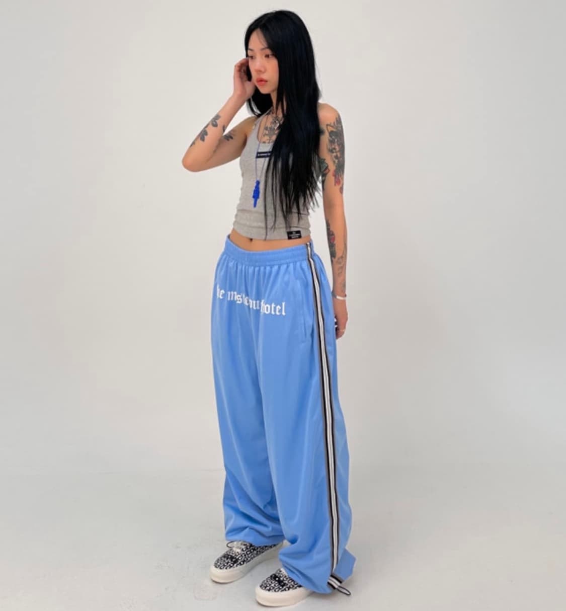 더미스테리어스호텔 믹스 져지 팬츠 상품이미지2