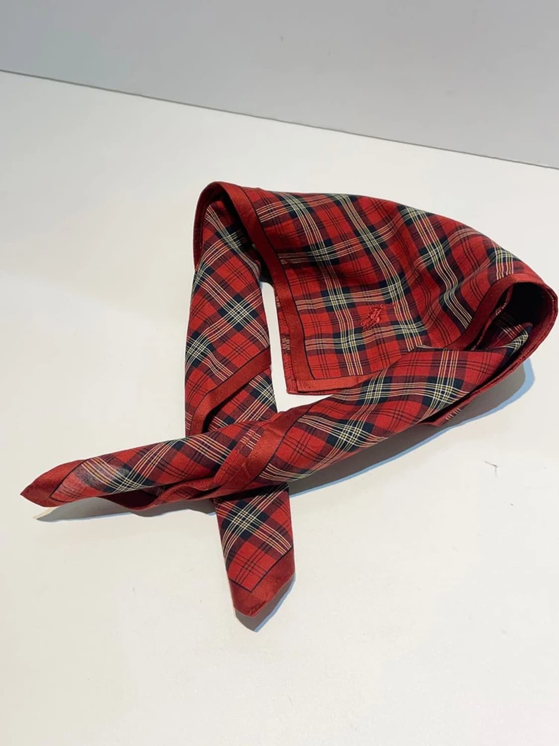 폴로 랄프로렌 00s 체크 쁘띠 손수건 A1359 상품이미지1