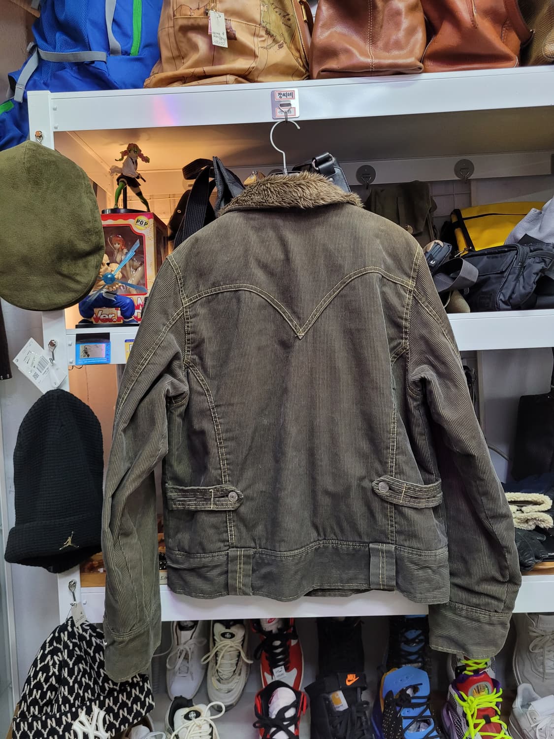 Levis 리바이스 레드탭 type1 코듀로이 퍼 카라 자켓 상품이미지2