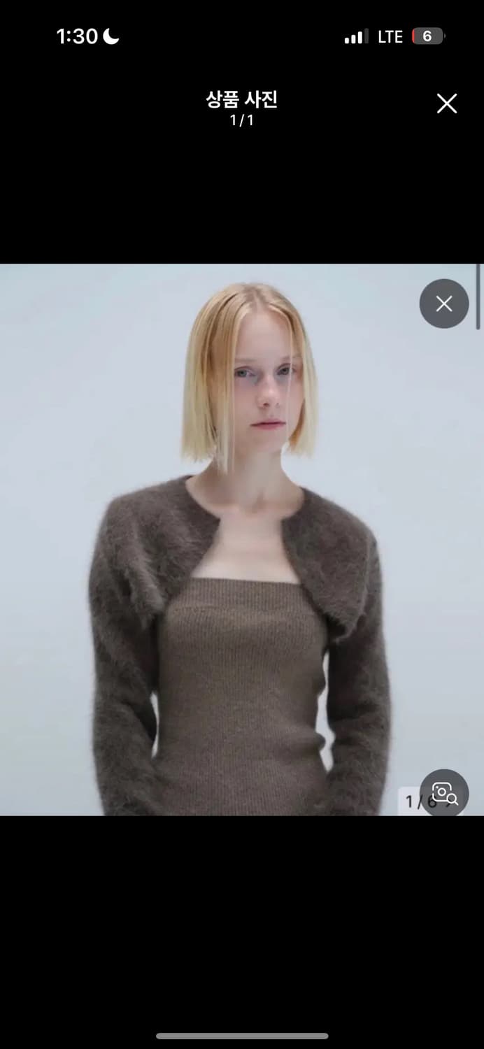 다이애그널 볼레로가디건LAYERED TUBE TOP CARDIGAN 상품이미지2