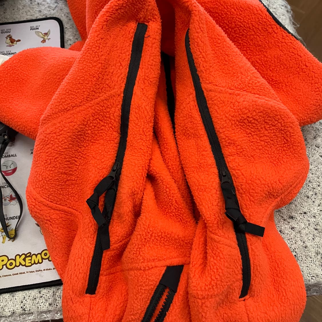 N184 노스페이스 익스페디션 플리스 후리스 오렌지 상품이미지7