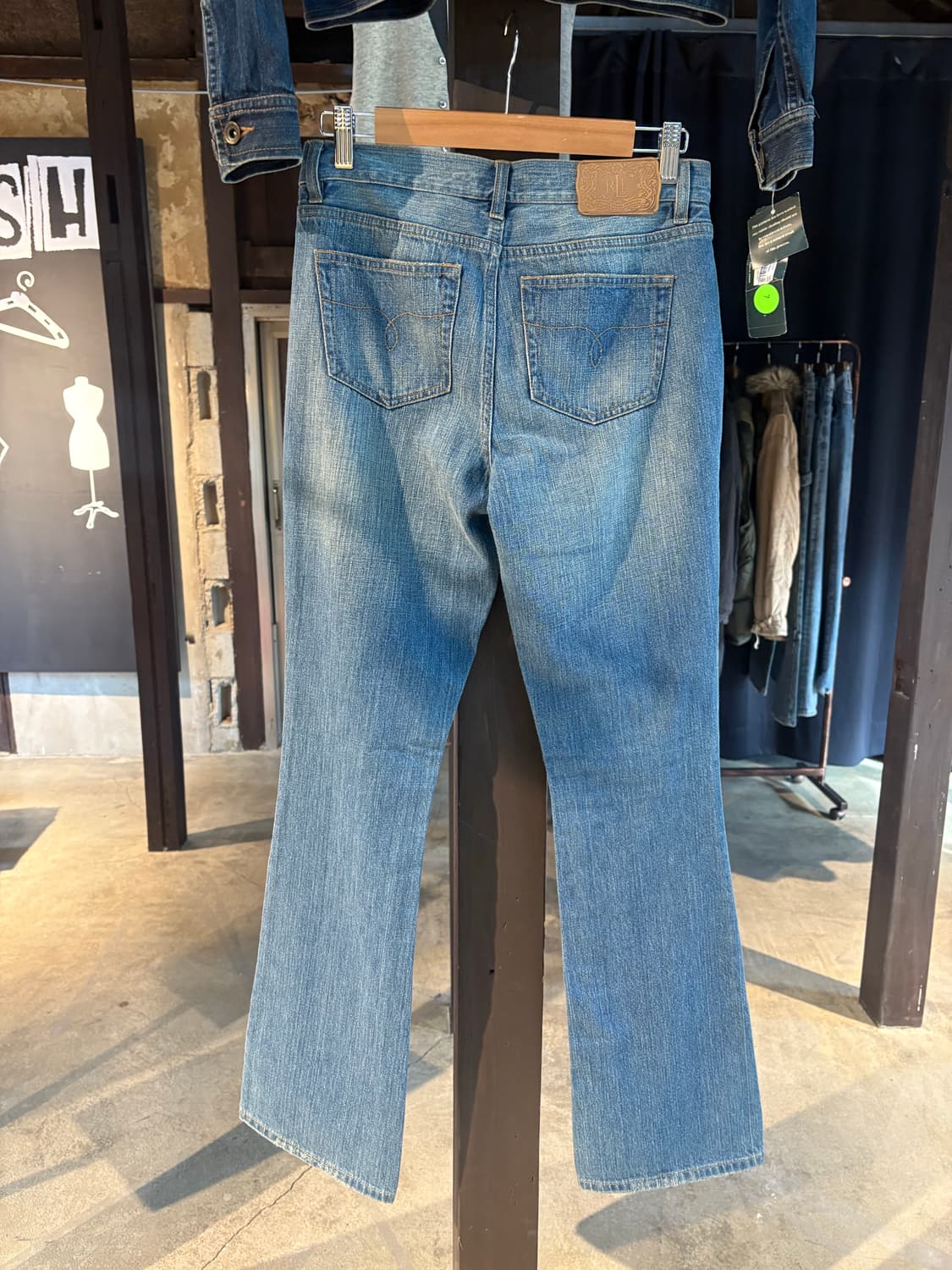 폴로 로렌 시드니 로우라이즈 부츠컷 데님팬츠 상품이미지2