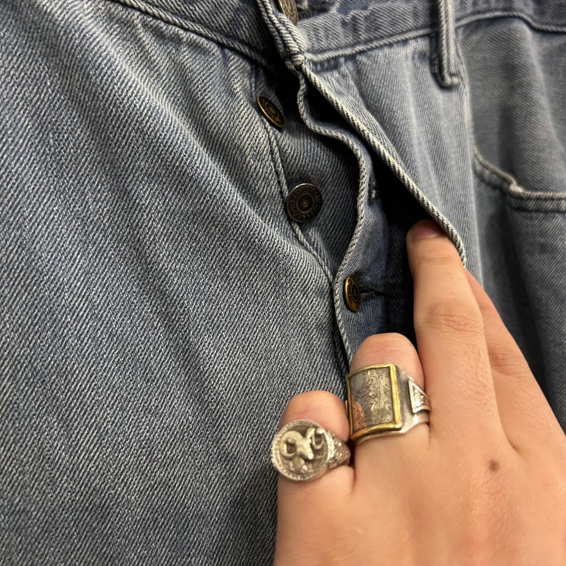 리바이스 501xx 페이퍼택 워싱 데님팬츠 상품이미지3