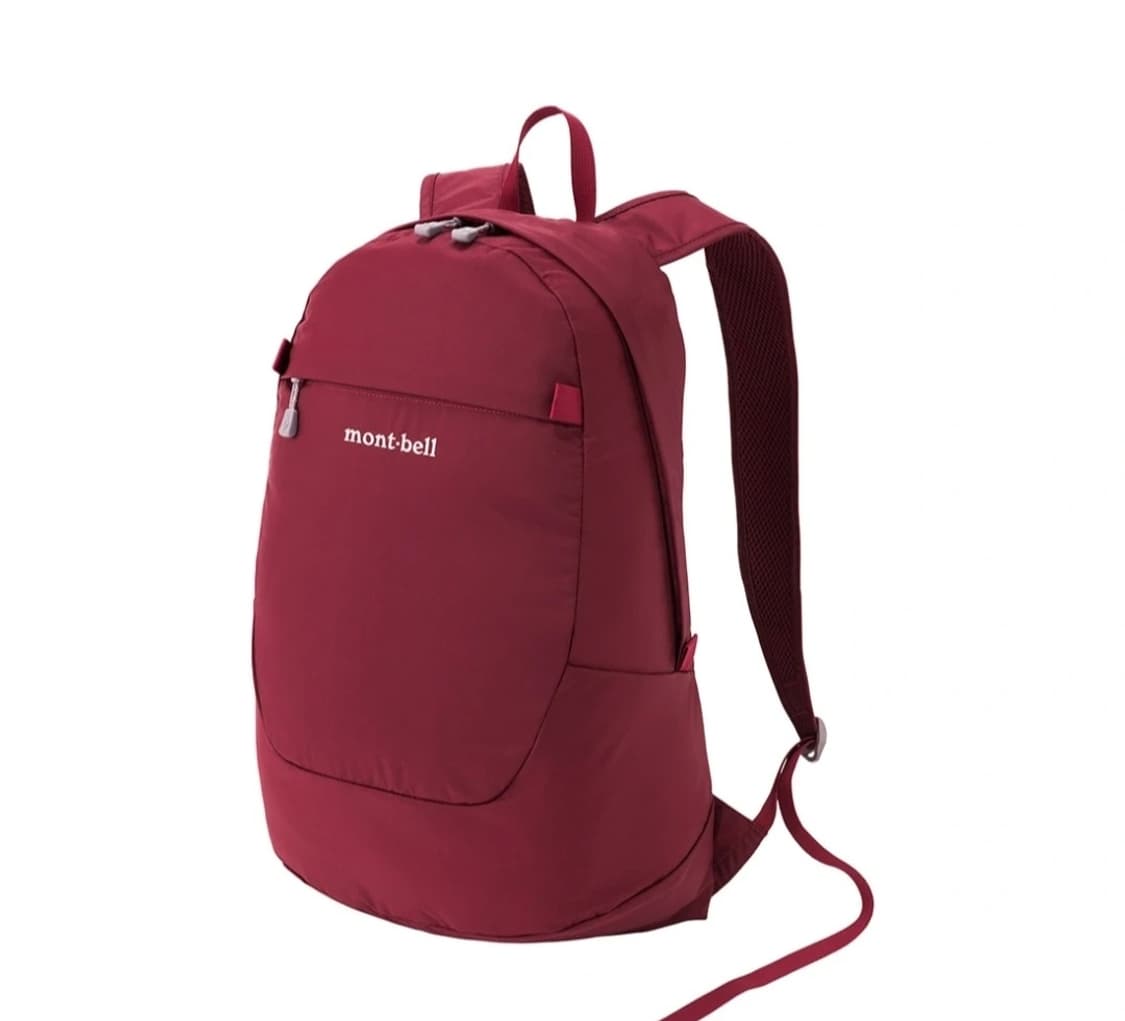 몽벨 포켓토블 데이팩 15L 버건디 레드와인색 상품이미지2