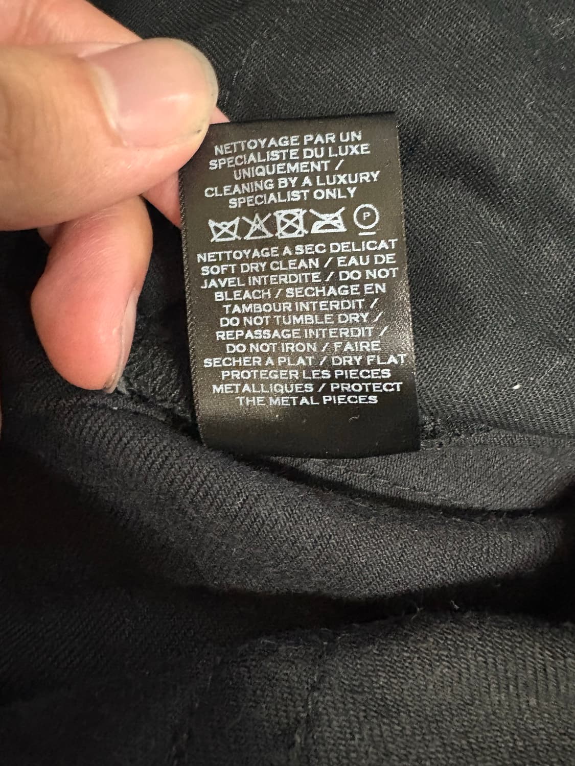 (정품)Balmain 발망 코팅 바이커진 32 코팅데님팬츠 상품이미지4