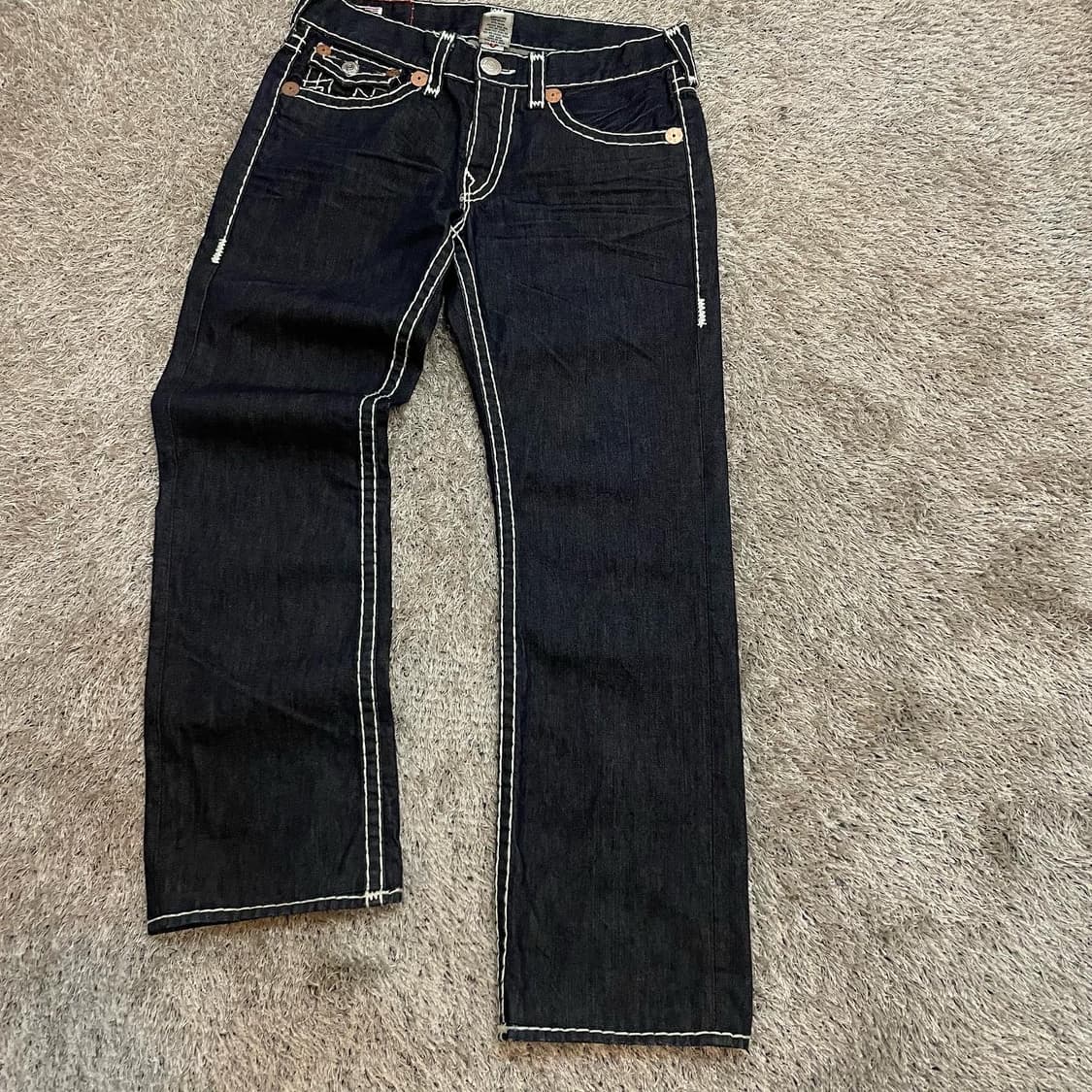 90-00년대 USA 트루릴리젼 데님팬츠 상품이미지3